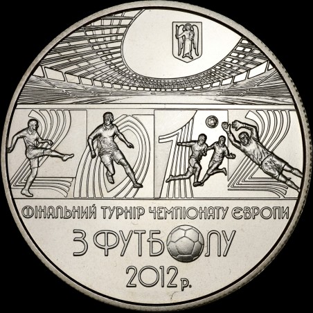 Coin UEFA Euro 2012TM Final Tournament 5 hryvnias 2011 Ukraine
