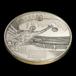 Монета Финальный турнир чемпионата Европы по футболу 2012. Город Донецк 5 гривен 2011 Украина