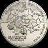 Монета Фінальний турнір чемпіонату Європи з футболу 2012. Місто Київ 5 гривень 2011 Україна