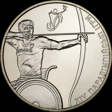 Монета Паралимпийские игры 2 гривны 2012 Украина