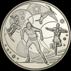 Монета XXII зимние Олимпийские игры 2 гривны 2014 Украина