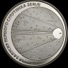 Coin 60th Anniversary of the Launching of the First Earth Satellite 5 hryvnias 2017 Ukraine