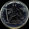 Silver coin Ski 10 hryvnias 1998 Ukraine