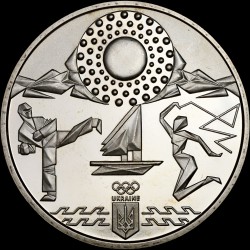 Монета Игры XXXII Олимпиады 2 гривны 2020 Украина