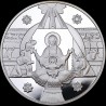 Серебряная монета Рождество Христово 10 гривен 1999 Украина