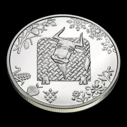 Coin The Year of the Ox 5 hryvnias 2020 Ukraine