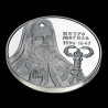 Silver coin Petro Mohyla 10 hryvnias 1996 Ukraine
