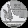 Silver coin Parallel Bars 10 hryvnias 1999 Ukraine
