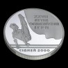 Silver coin Parallel Bars 10 hryvnias 1999 Ukraine