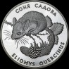 Silver coin Garden Dormouse 10 hryvnias 1999 Ukraine