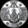Серебряная монета Рождество Христово 10 гривен 1999 Украина