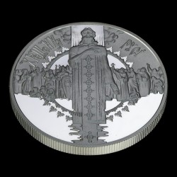 Silver coin Baptizing of Rus 10 hryvnias 2000 Ukraine