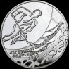 Silver coin Hockey 10 hryvnias 2001 Ukraine