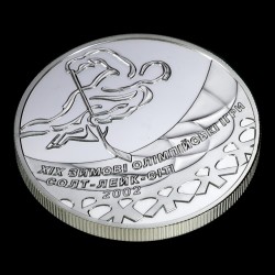 Silver coin Hockey 10 hryvnias 2001 Ukraine