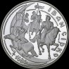 Silver coin Ivan Sirko 10 hryvnias 2002 Ukraine