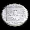Silver coin Swimmimg 10 hryvnias 2002 Ukraine