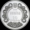 Срібна монета Володимир Мономах 10 гривень 2002 Україна