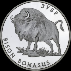 Silver coin BISON BONASUS 10 hryvnias 2003 Ukraine