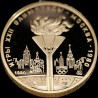 Gold coin Olympic flame 100 rubles 1980 USSR