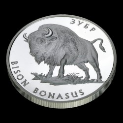 Silver coin BISON BONASUS 10 hryvnias 2003 Ukraine