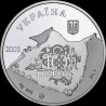 Silver coin Genoese Fortress in the town of Sudak 10 hryvnias 2003 Ukraine