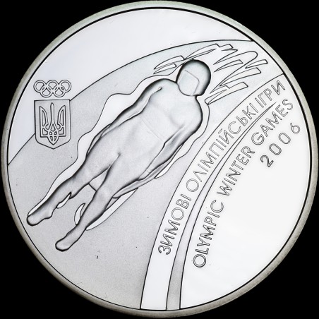 Silver coin Winter Olympic Games of 2006 10 hryvnias 2006 Ukraine