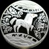 Silver coin Year of the Horse 5 hryvnias 2014 Ukraine