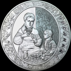 Silver coin Ukrainian Pysanka 20 hryvnias 2009 Ukraine