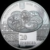 Срібна монета Українська писанка 20 гривень 2009 Україна