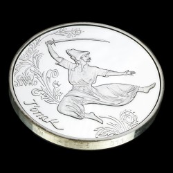 Silver coin Hopak 10 hryvnias 2011 Ukraine