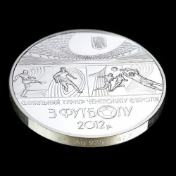 Silver coin UEFA Euro 2012TM Final Tournament 20 hryvnias 2011 Ukraine