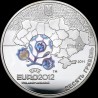 Silver coin UEFA Euro 2012TM Final Tournament. City of Donetsk 10 hryvnias 2011 Ukraine