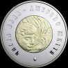 copy of Bimetallic coin made of precious metals Pure water is source of life 20 hryvnias 2007 Ukraine