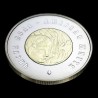 copy of Bimetallic coin made of precious metals Pure water is source of life 20 hryvnias 2007 Ukraine