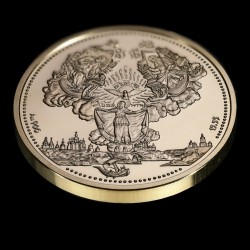 Gold coin Kyiv-Pechersk Lavra 200 hryvnias 1997 Ukraine