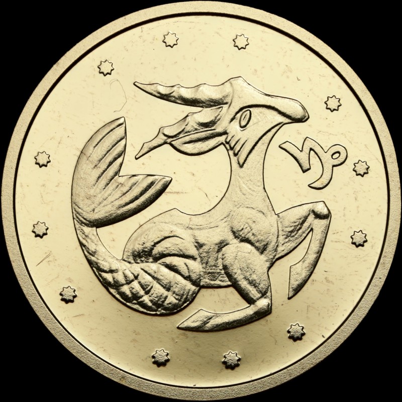 Gold coin Capricorn 2 hryvnias 2007 Ukraine