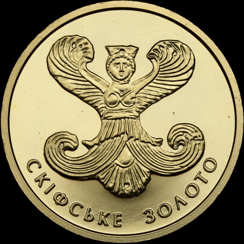 Gold coin Skythian Gold (The Goddess Api) 2 hryvnias 2008 Ukraine