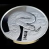Silver coin Snake 5 hryvnias 2017 Ukraine