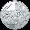 Silver coin Auroch 5 hryvnias 2017 Ukraine