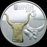 Silver coin Auroch 5 hryvnias 2017 Ukraine