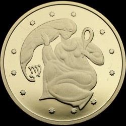 Gold coin Virgo 2 hryvnias 2008 Ukraine