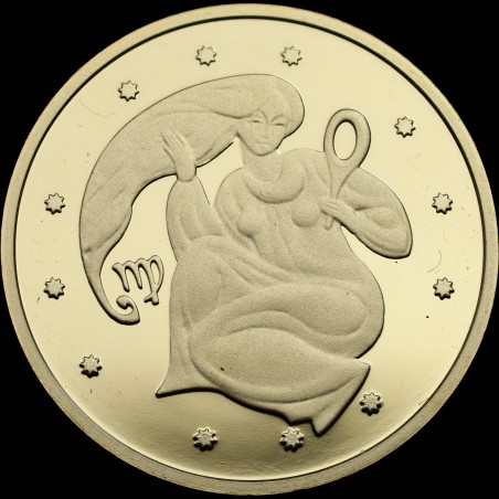 Золотая монета Дева 2 гривны 2008 Украина