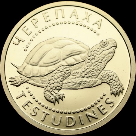 Gold coin Turtle 2 hryvnias 2009 Ukraine