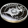 Silver coin AN-225 Mriya aircraft 20 hryvnias 2002 Ukraine