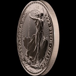 Серебряная монета Британия 2 фунта 2020 Великобритания NFT