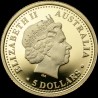Gold coin Saltwater Crocodile 5 Dollars 2006 Australia