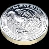 Silver coin Red Dragon of Wales 5 pounds 2017 England