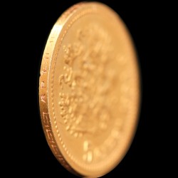 Золота монета 5 рублів 1904 року Царська Росія