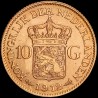 Золотая монета 10 гульденов 1912 Нидерланды