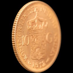 Золота монета 10 гульденів 1912 Нідерланди